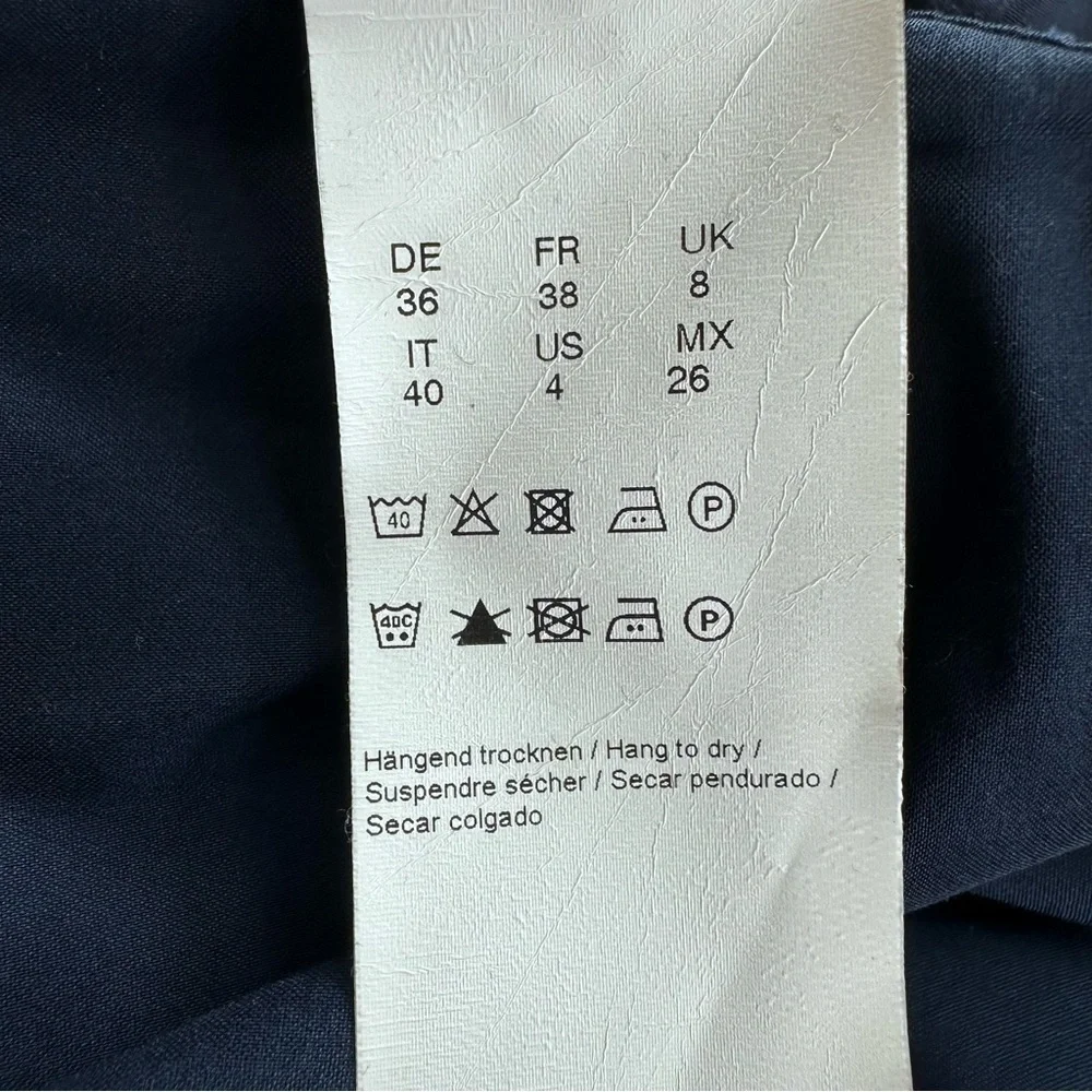 Hugo BossNavy Blue Button-Down Women's Skirt